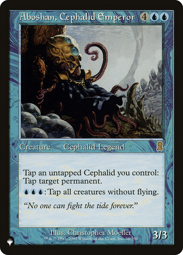 Aboshan, Cephalid Emperor (plst)