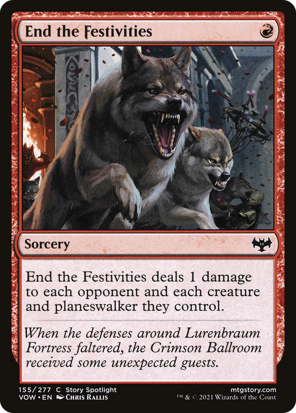 End the Festivities (vow)