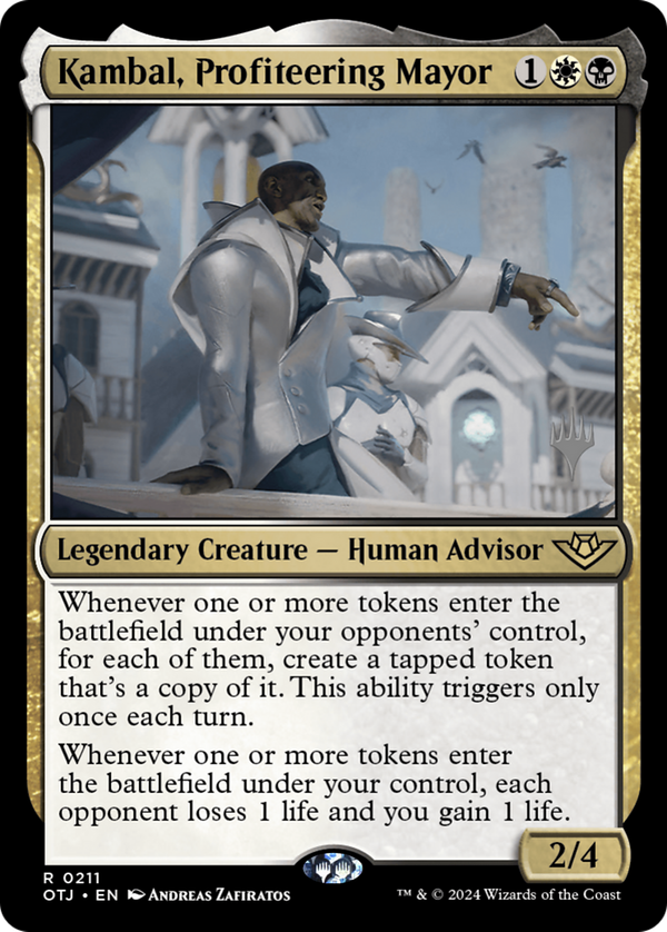 Kambal, Profiteering Mayor (potj)