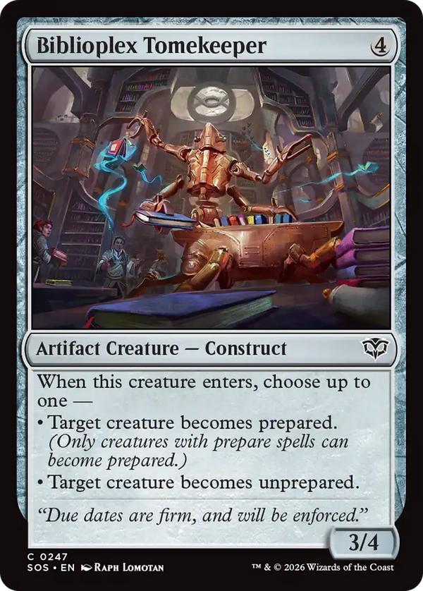 Biblioplex Tomekeeper (sos)