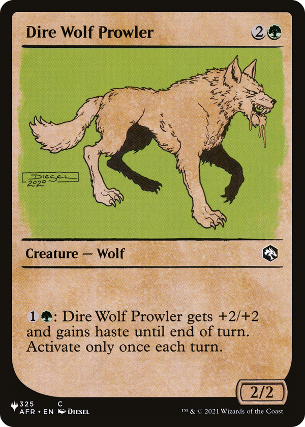 Dire Wolf Prowler (plst)