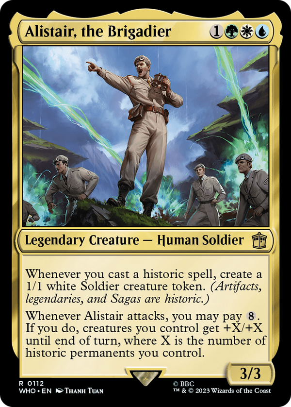 Alistair, the Brigadier (who)