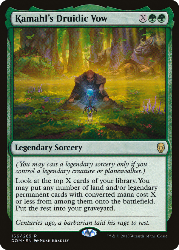 Kamahl's Druidic Vow (dom)