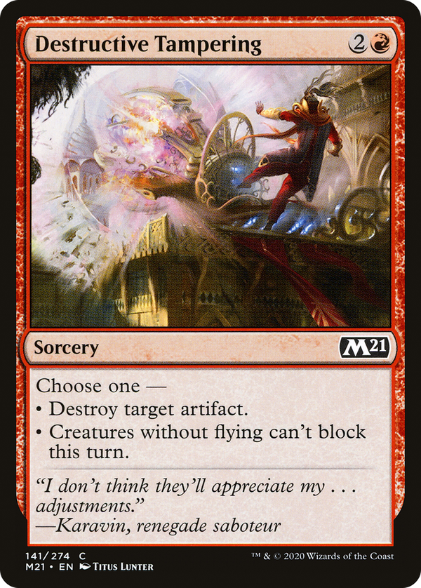 Destructive Tampering (m21)