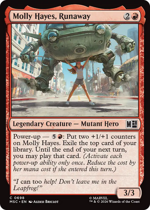 Molly Hayes, Runaway (msc)
