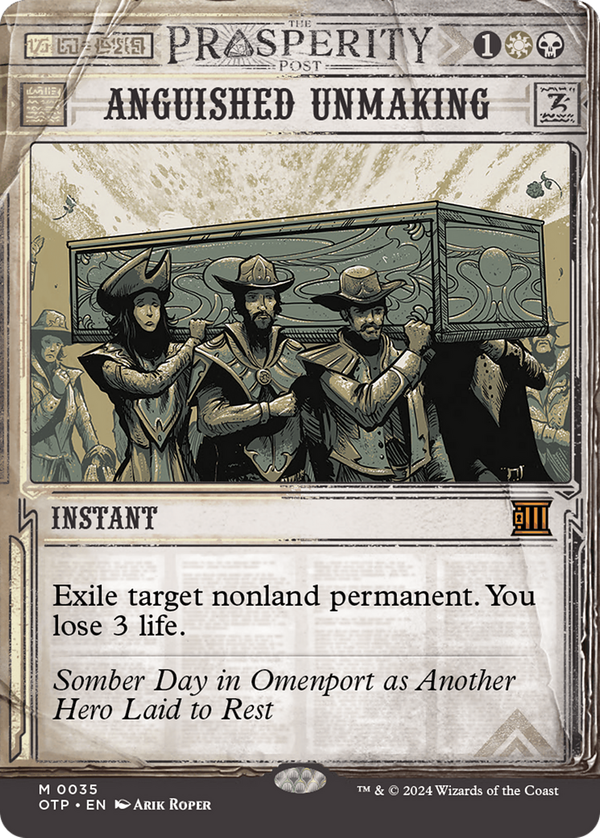 Anguished Unmaking (otp)