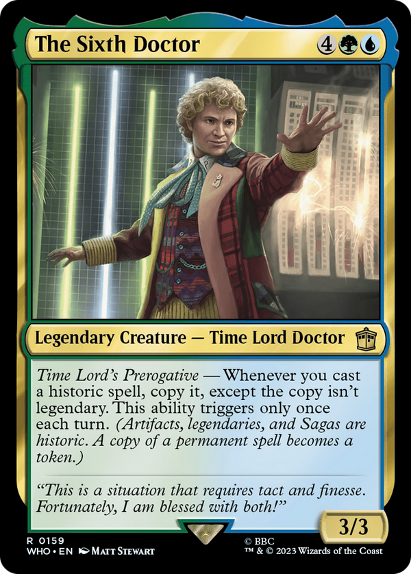 The Sixth Doctor (who)