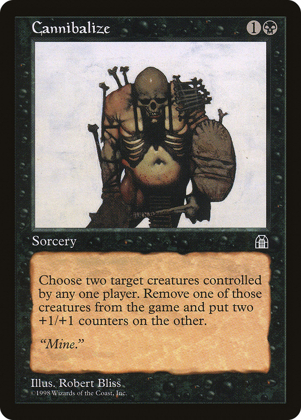 Cannibalize (sth)