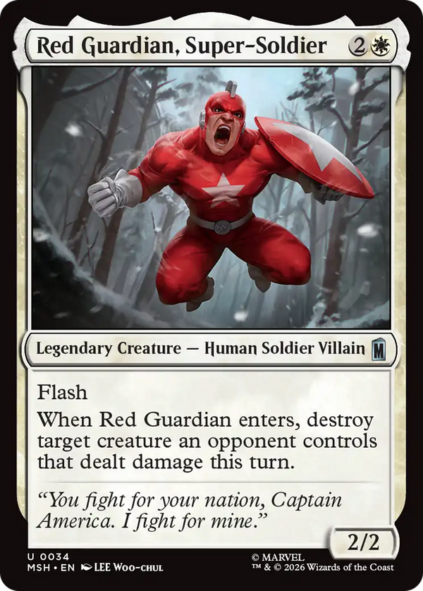 Red Guardian, Super-Soldier (msh)