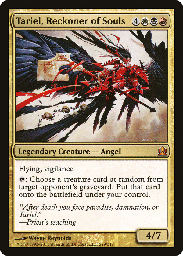 Tariel, Reckoner of Souls (cmd)