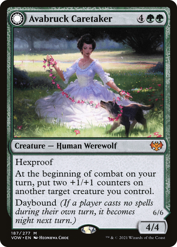 Avabruck Caretaker // Hollowhenge Huntmaster (vow)