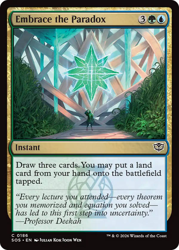 Embrace the Paradox (sos)