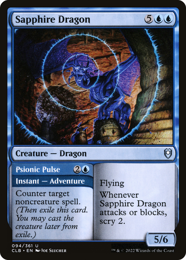 Sapphire Dragon // Psionic Pulse (clb)