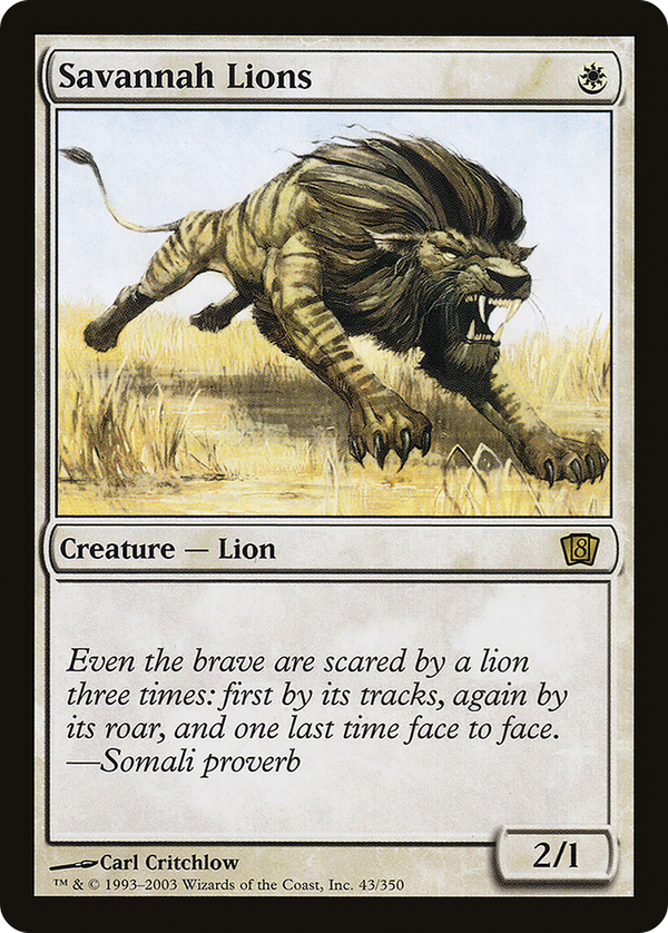 Savannah Lions (8ed)