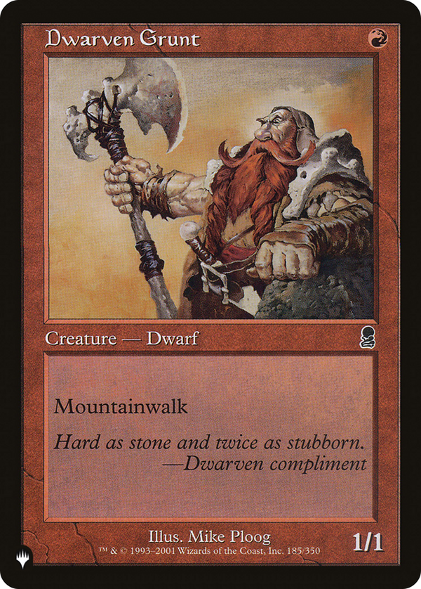 Dwarven Grunt (plst)