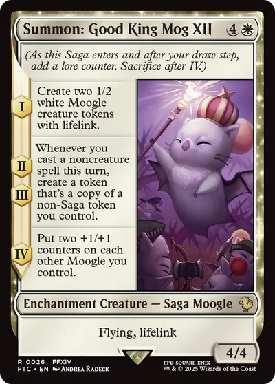 Summon: Good King Mog XII