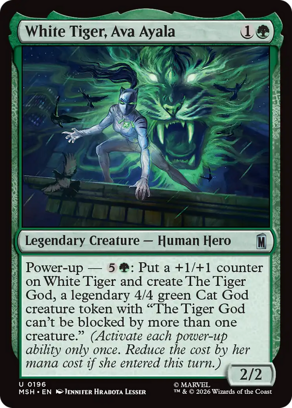 White Tiger, Ava Ayala (msh)