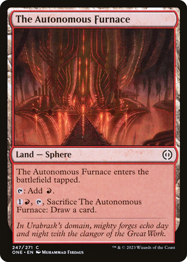 The Autonomous Furnace (one)