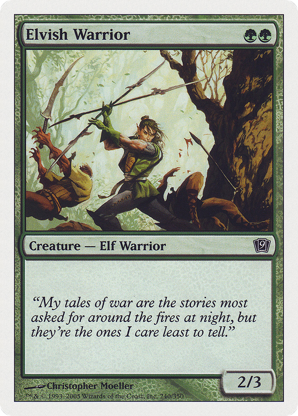 Elvish Warrior (9ed)