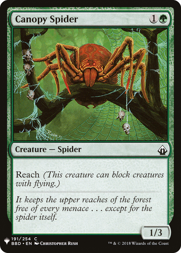 Canopy Spider (plst)