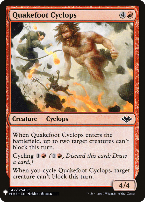 Quakefoot Cyclops (plst)