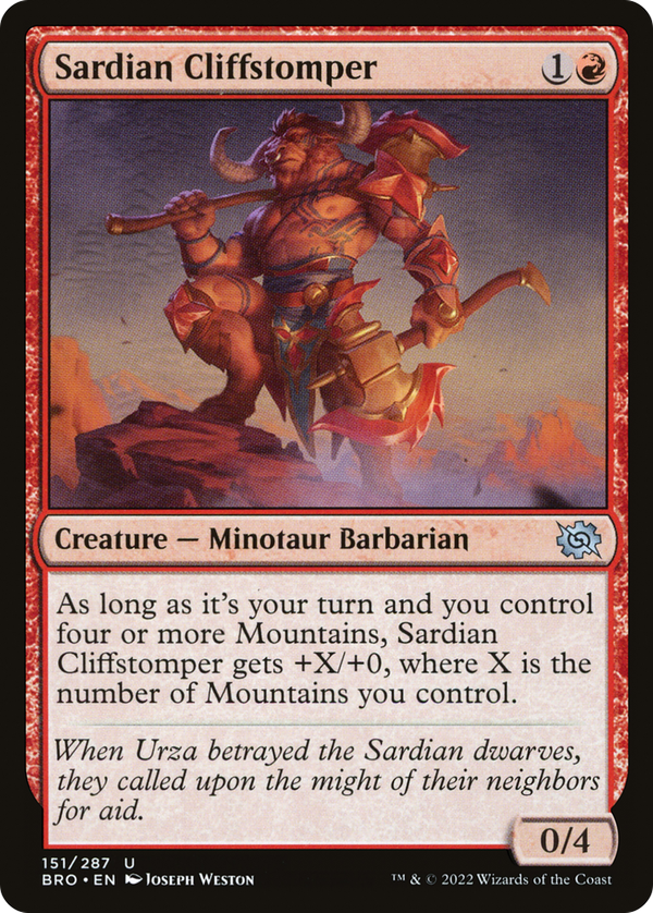 Sardian Cliffstomper (bro)
