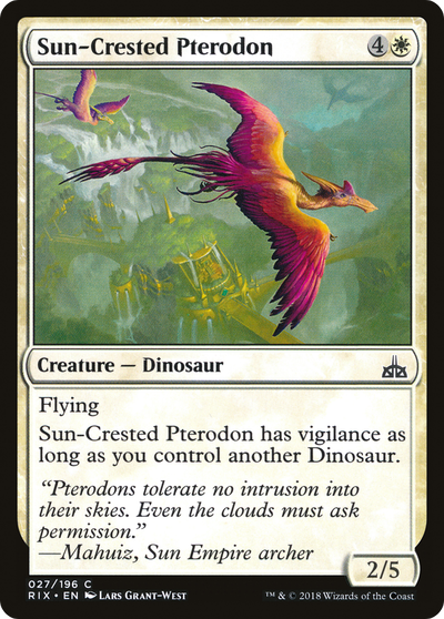 Sun-Crested Pterodon