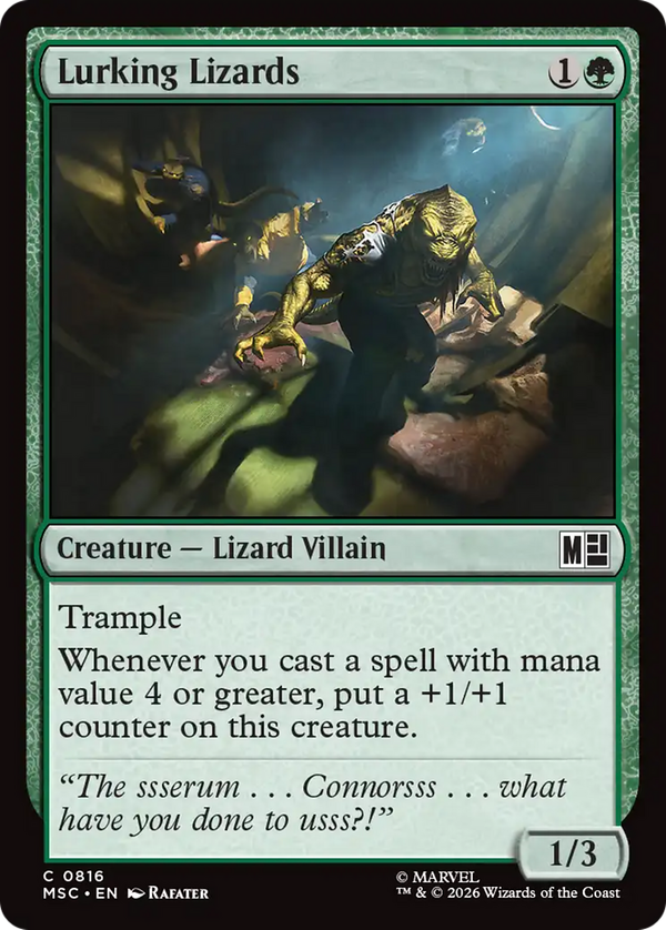 Lurking Lizards (msc)