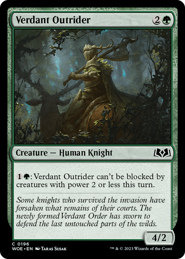 Verdant Outrider (woe)