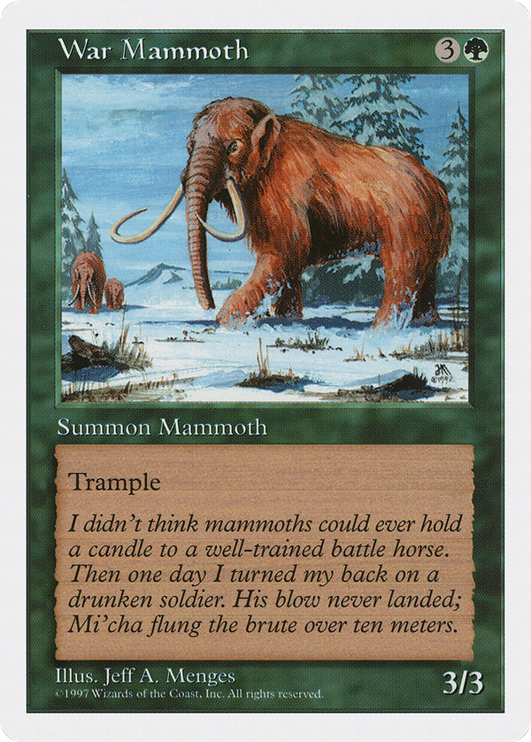 War Mammoth (5ed)