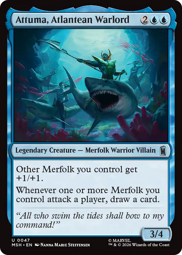 Attuma, Atlantean Warlord (msh)