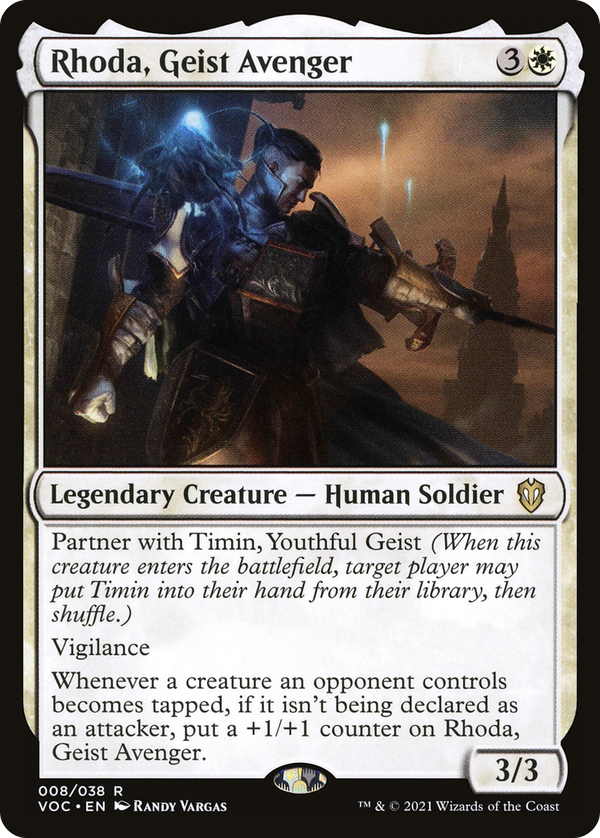 Rhoda, Geist Avenger (voc)