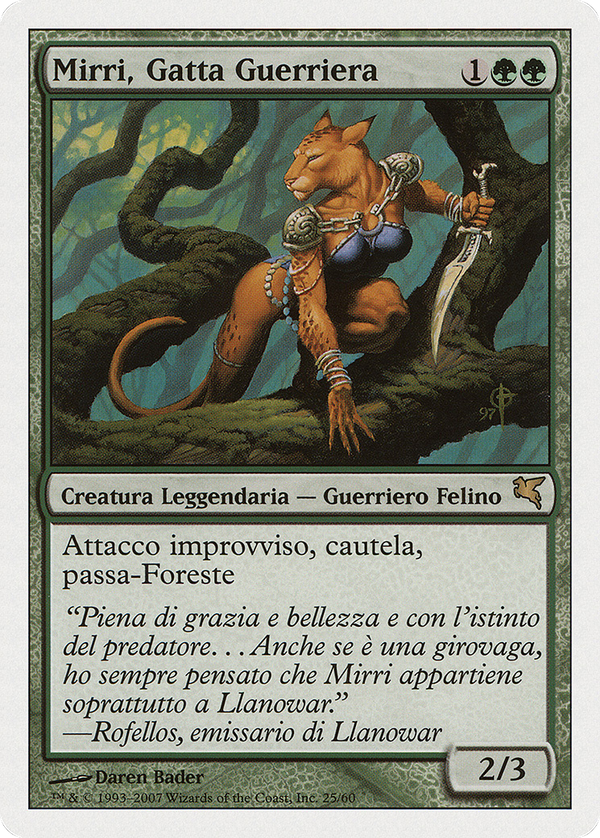 Mirri, Cat Warrior (psal)