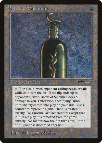 Bottle of Suleiman