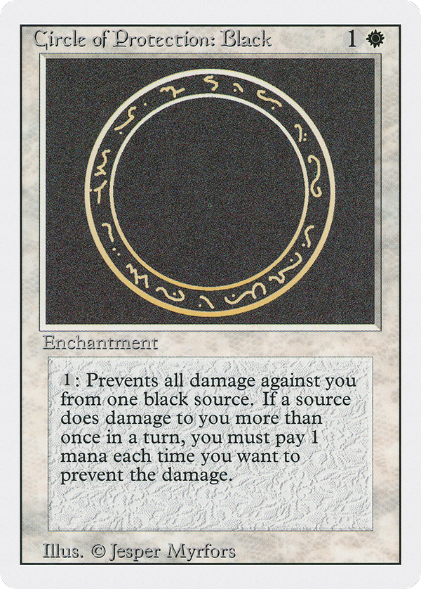 Circle of Protection: Black (3ed)