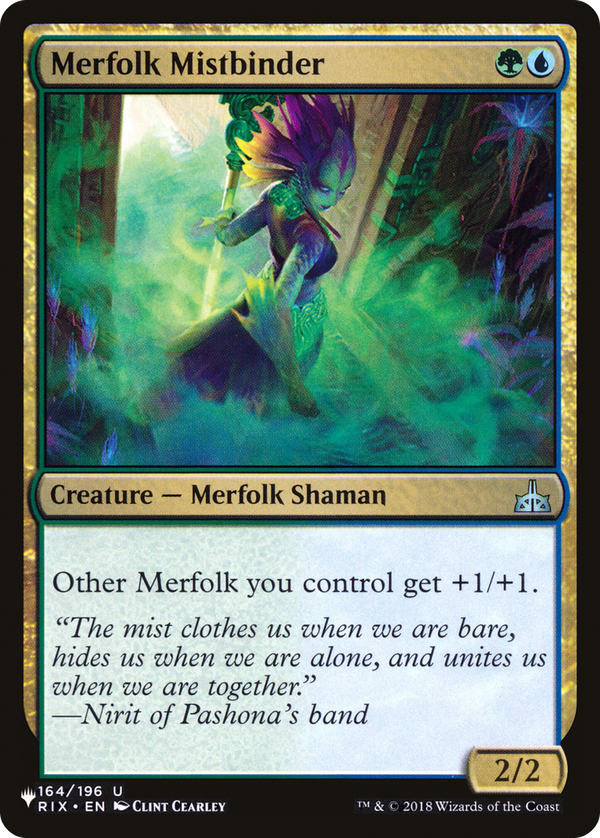 Merfolk Mistbinder (plst)