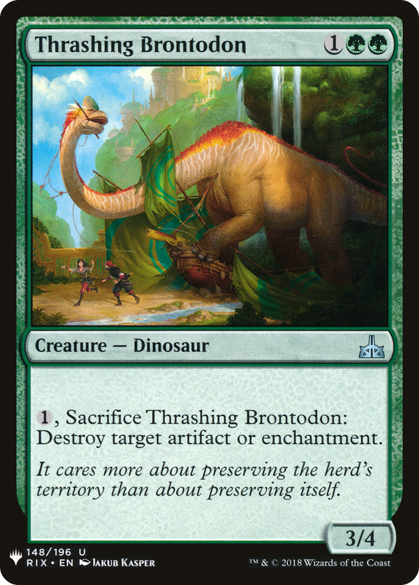 Thrashing Brontodon (plst)