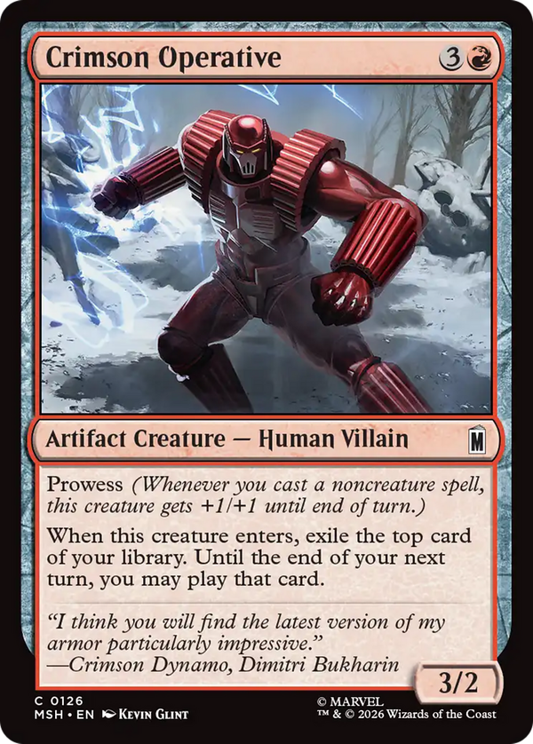 Crimson Operative (msh)