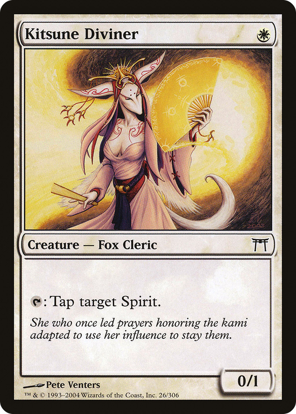 Kitsune Diviner (chk)