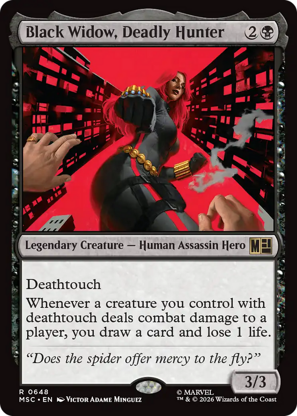 Black Widow, Deadly Hunter (msc)