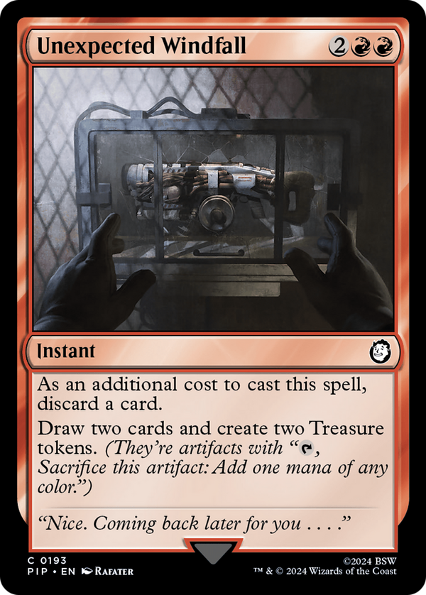 Unexpected Windfall (pip)