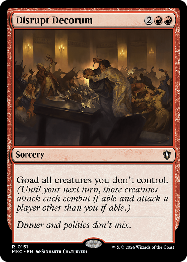 Disrupt Decorum (mkc)