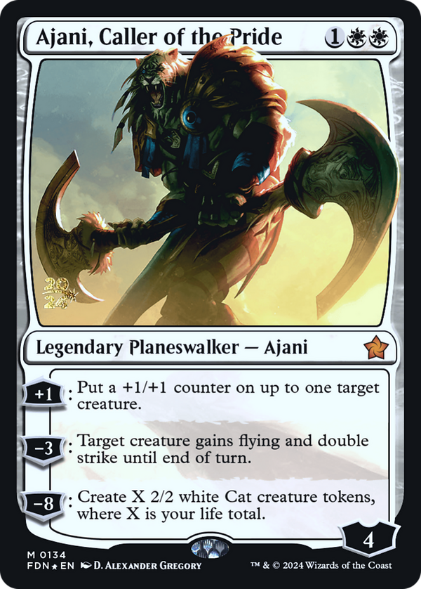 Ajani, Caller of the Pride (pfdn)