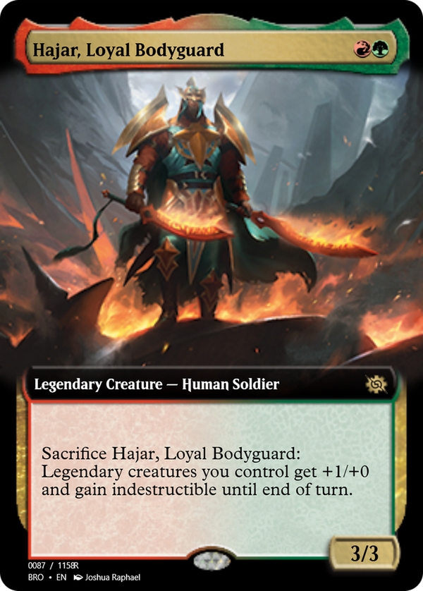 Hajar, Loyal Bodyguard (prm)