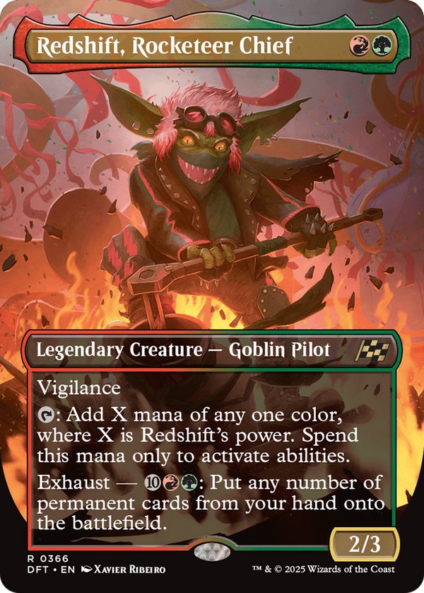 Redshift, Rocketeer Chief (dft)