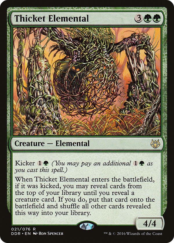 Thicket Elemental (ddr)