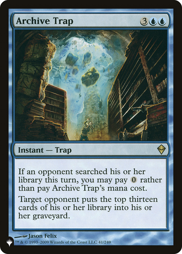 Archive Trap (plst)