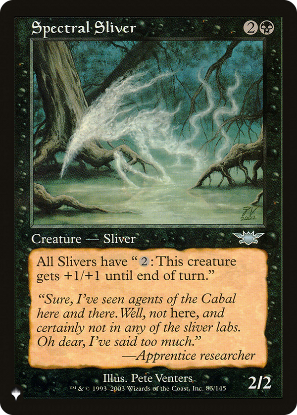 Spectral Sliver (plst)