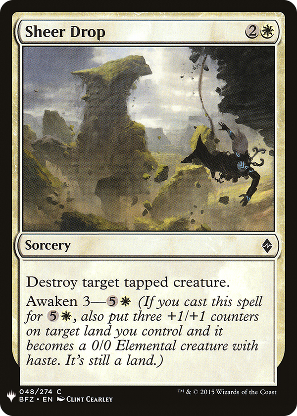Sheer Drop (plst)