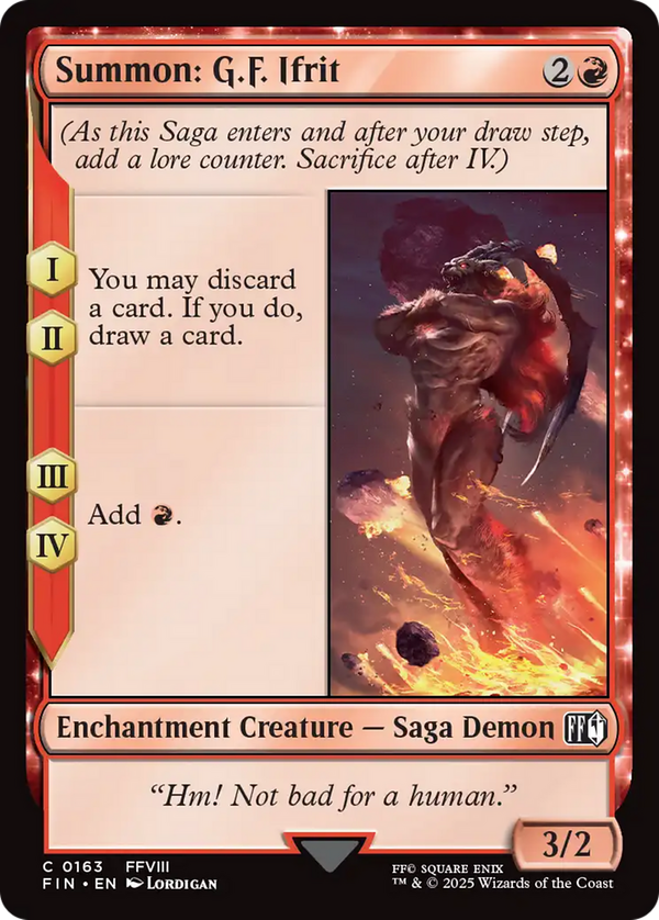 Summon: G.F. Ifrit (fin)